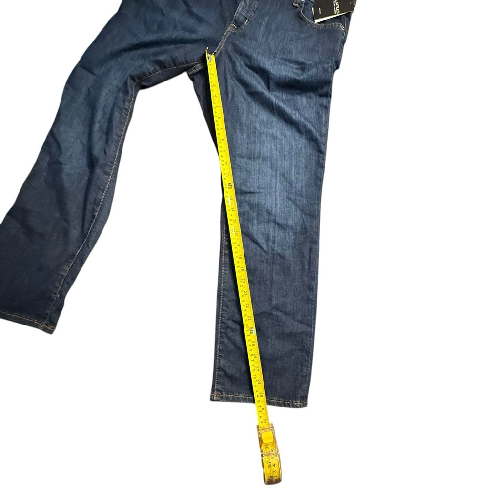 Lauren Ralph Lauren Women's Jeans Size 19‎ x 30 Mid-Rise Straight Leg Stretch - Picture 11 of 12